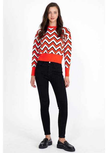 Kadın Oversize Leopar Desenlikazak RD24KB314004