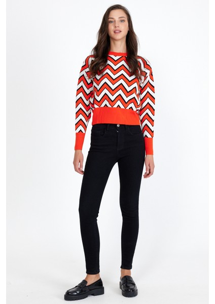 Kadın Oversize Leopar Desenlikazak RD24KB314004