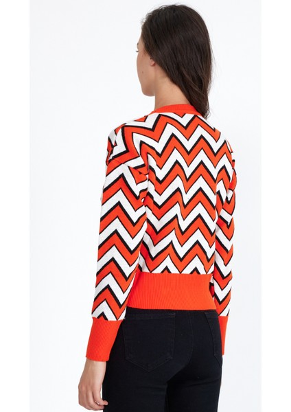 Kadın Oversize Leopar Desenlikazak RD24KB314004