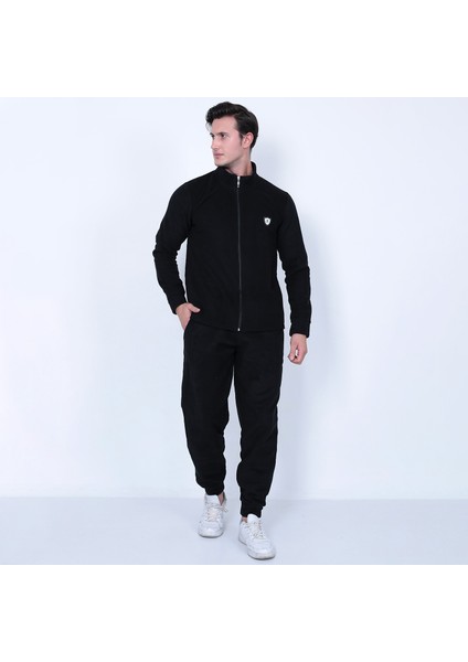 Fermuarlı Polar Erkek Eşofman Takımı