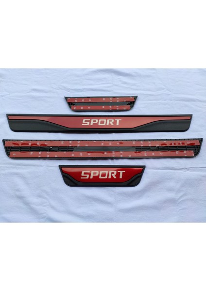 Otomobil Parçaları 2020-2023 Ford Explorer Araba Aksesuarları Plastik Kapı Eşiği Koruma Itişme Plaka Trim Şekillendirici Kırmızı 4 Adet (Yurt Dışından) fiyatları