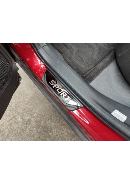 Otomobil Parçaları 2023 Ford Escape Araba Aksesuarları Plastik Kapı Eşiği Koruma Itişme Plaka Trim Şekillendirici Siyah 4 Adet (Yurt Dışından) fırsatları