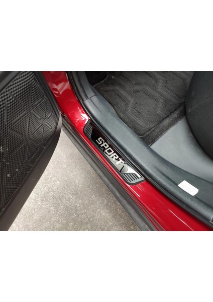 Otomobil Parçaları 2023 Peugeot 308 Araba Aksesuarları Plastik Kapı Eşiği Koruma Itişme Plaka Şekillendirici Siyah 4 Adet (Yurt Dışından) fırsatları