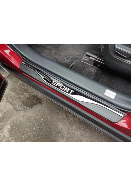 Otomobil Parçaları 2020-2023 Ford Explorer Araba Aksesuarları Plastik Kapı Eşiği Koruma Itişme Plaka Trim Şekillendirici Siyah 4 Adet (Yurt Dışından) fırsatları