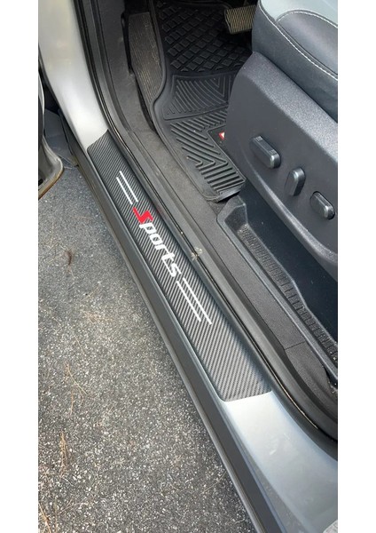 Opel Meriva 2011-2023 Için Kapı Eşiği Koruyucu - Siyah (Yurt Dışından)