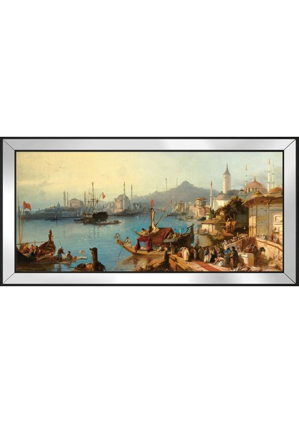 Jacob Jacobs Eski Istanbul Motifli Kanvas Tablo