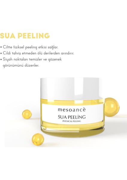 Yüz Peelingi Yenileyici Coconut Özlü C Vitaminli Nemlendirici Arındırıcı Peeling 50 ml Sua Physical fiyatları
