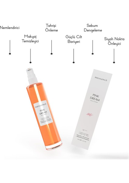 Pink Dream Facial Cleanser - Hassas Temizleme Makyaj Temizleme Yüz Temizleyici Jel 100ml modelleri