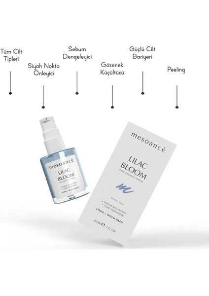 Cilt Serumu - Önleyici Serum Lilac Bloom Pore Refining 30 ml modelleri