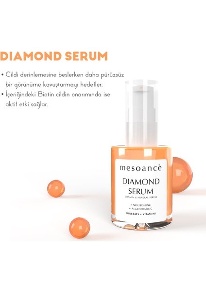 Diamond Vitamin Mineral Serum - Vitamin ve Mineraller İçeren Besleyici Cilt Serumu 30 ml fiyatları