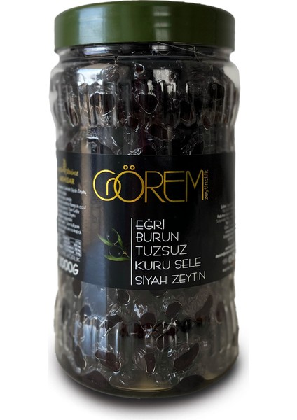 Tuzsuz Eğriburun Kuru Sele Zeytin 1 kg