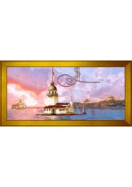 Manzara Temalı Kanvas Tablo