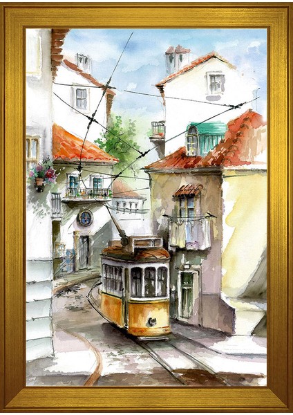 Manzara Temalı Kanvas Tablo
