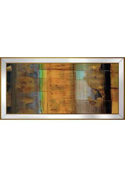 Soyut Şekiller Motifli Kanvas Tablo