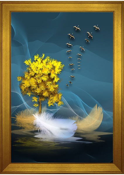 Manzara Temalı Kanvas Tablo