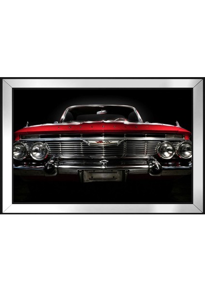 1961 Chevrolet Impala Araba Motifli Kanvas Tablo
