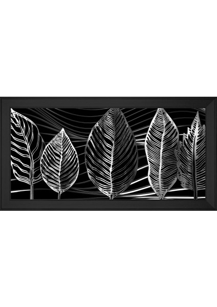 Soyut Şekiller Motifli Kanvas Tablo