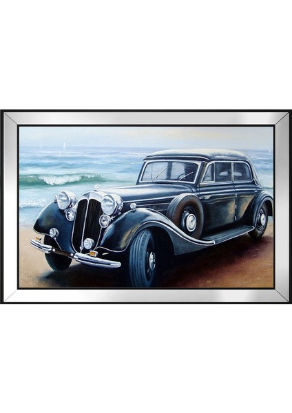 1950 Horch Klasik Araba Motifli Kanvas Tablo