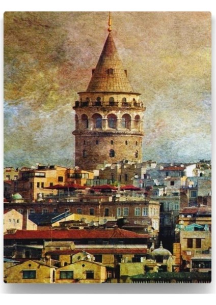 Galata Kulesi Kanvas Tablo 60 x 80 cm