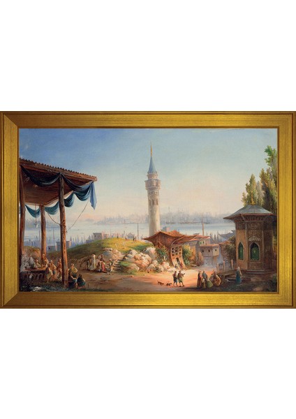 Manzara Temalı Kanvas Tablo