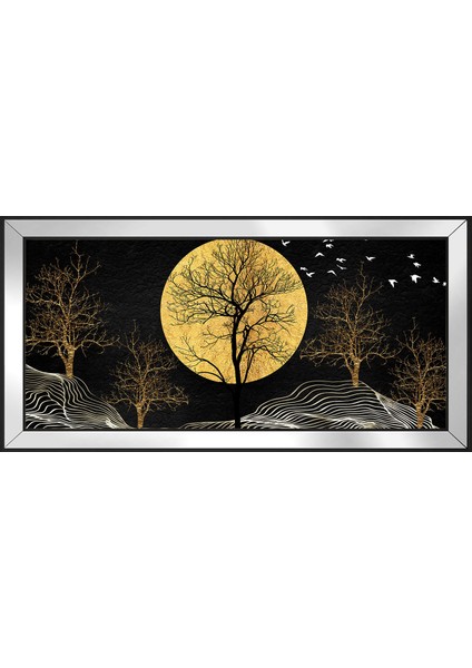 Soyut Şekiller Motifli Kanvas Tablo