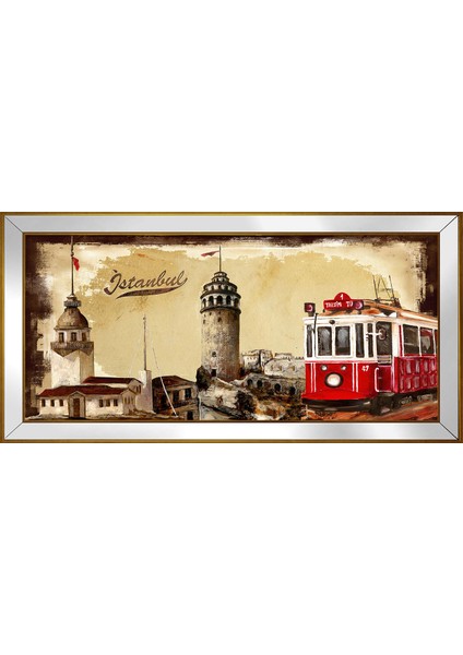 Istanbul Motifli Kanvas Tablo