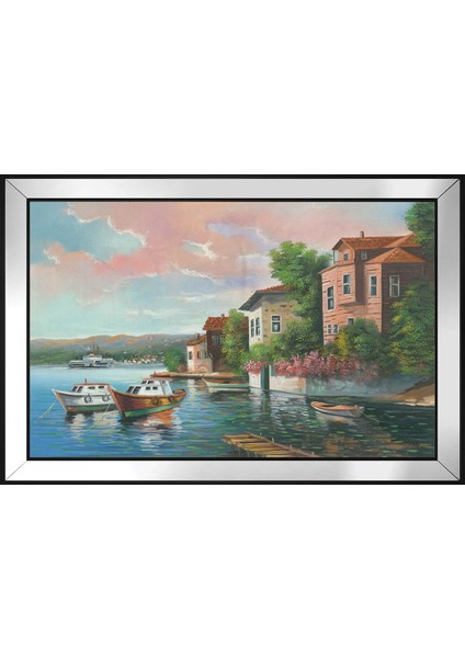 Istanbul Yalıları Motifli Kanvas Tablo
