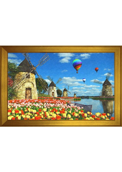 Manzara Temalı Kanvas Tablo