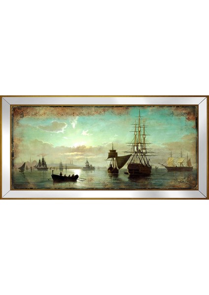 Eski Istanbul Motifli Kanvas Tablo