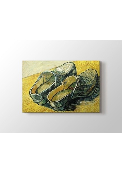 Vincent Van Gogh - A Pair Of Leather Clogs Tablo 50 x 70 cm