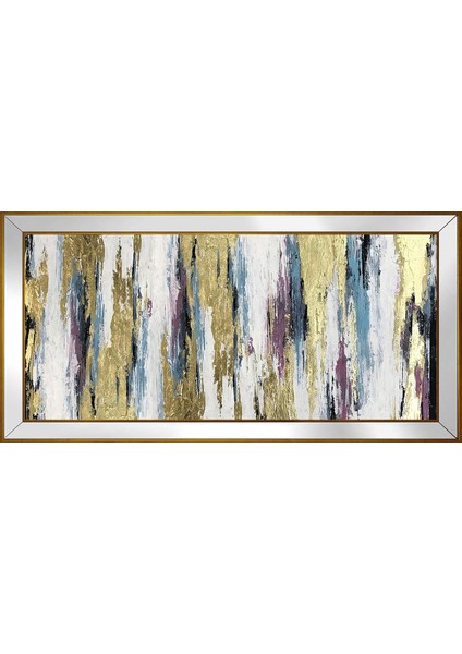 Soyut Şekiller Motifli Kanvas Tablo