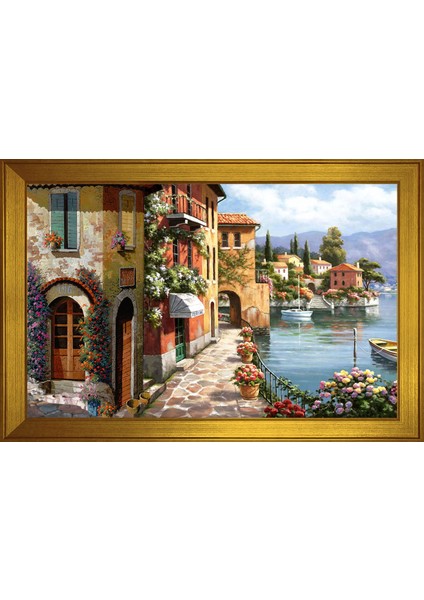 Manzara Temalı Kanvas Tablo