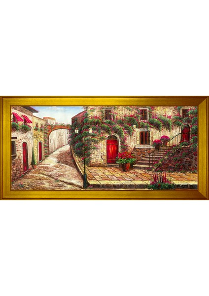 Manzara Temalı Kanvas Tablo