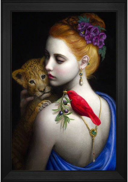 Kadın Motifli Kanvas Tablo