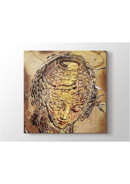Salvador Dali Raphaelesque Head Exploading Tablo 70 x 70 cm