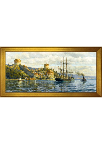 Eski Istanbul Motifli Kanvas Tablo