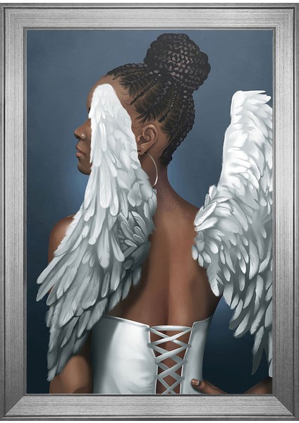 Kadın Motifli Kanvas Tablo