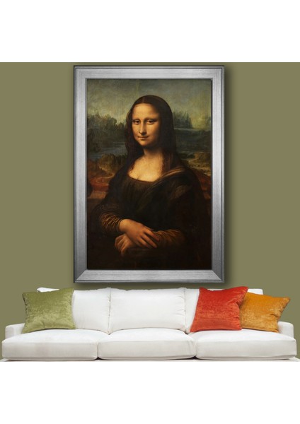 Leonardo Da Vinci Mona Lisa Çerçeveli Tablo