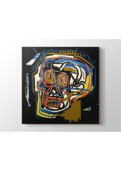 Jean-Michel Basquiat - Head Tablo 70 x 70 cm