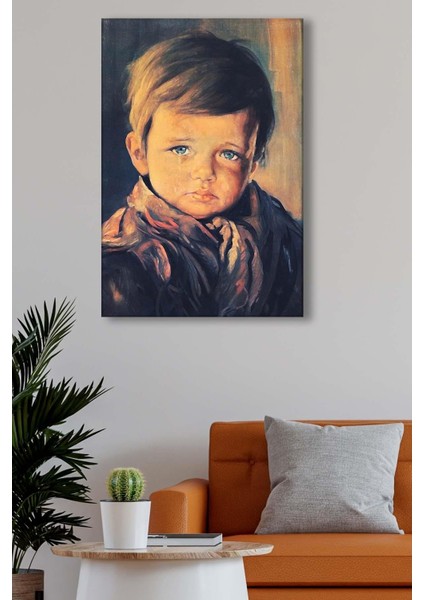 Giovanni Bragolin - Ağlayan Çocuk Tablo 60 x 80 cm