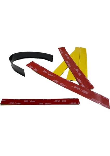 Vhb Güçlü Yapışkanlı Çift Taraflı Akrilik Bant Siyah - 1,5 cm Genişlik - 14 cm Uzunluk