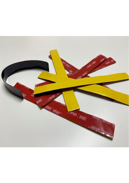 Vhb Güçlü Yapışkanlı Çift Taraflı Akrilik Bant Siyah - 1,5 cm Genişlik - 14 cm Uzunluk
