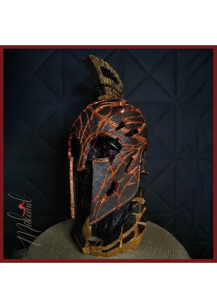 Lav savaşçısı heykeli –savaş karakterini yansıtan el yapımı dekor –Mükemel orijinal tasarım modelleri