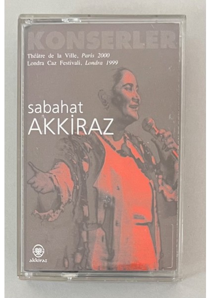 Sabahat Akkiraz Konserler Kaset (Orjinal Dönem Baskı 2.eldir)