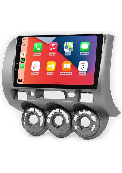Honda City Jazz 2002 2008 9inç 2gb Ram Kablosuz Carplay Android Auto Oem Multimedya Navigasyon