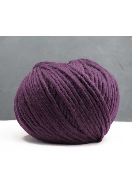 Merino Kalın Yün Iplik Ihraç Fazlası Thewool Mor 4345