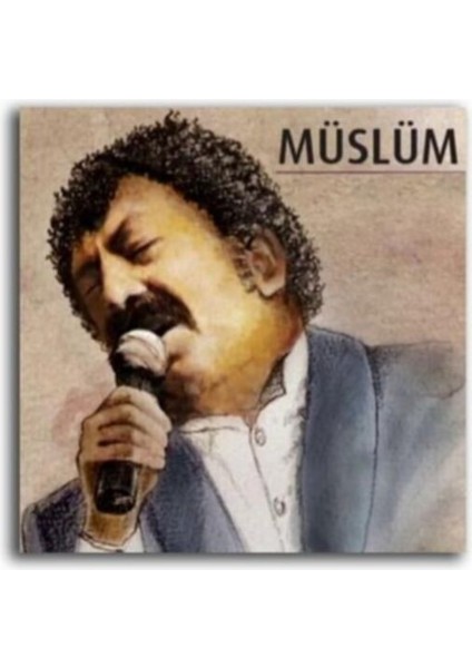 Müslüm Gürses Mahzendeki Şarkılar Tablo 35 x 35 cm