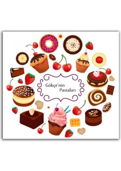 Gökçe'nin Pastaları Tablo 35 x 35 cm