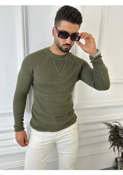 Kazak Slim Fit Naturel Örme Pamuk Tüylenmeyen Triko Dar Kesim Body Kazak fiyatları