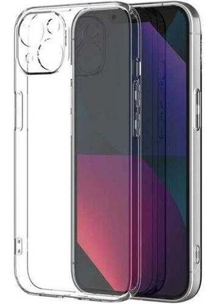 Apple iPhone 13 Kılıf Şeffaf Sert Pc Vayt Kapak